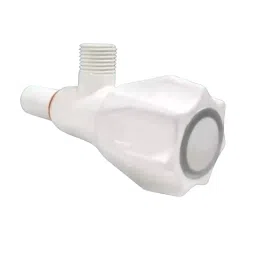 GENERIC Angle Valve Plastic Chrome Finish White, FG2264-14