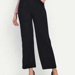 Broadstar Black High Rise Trousers-image-94