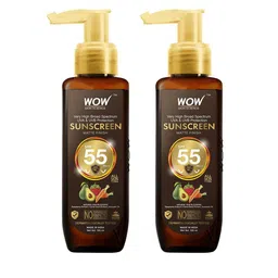WOW SKIN SCIENCE Set of 2 Sunscreen Matte Finish SPF 55 PA+++ - 100 ml each-61