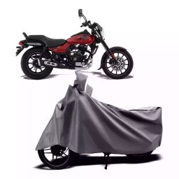 Auto Pearl Two Wheeler Cover with Bag for Bajaj Avenger 160 Street, Silver-image-50
