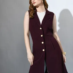 IUGA Longline Button Shrug-37