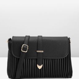 DressBerry Textured Structured Sling Bag-image-57