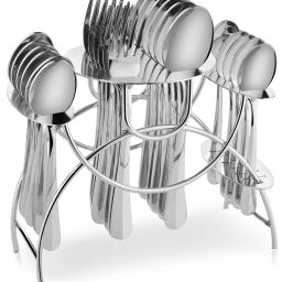 Shapes Rose Spoons and Forks Cutlery Set of 25 Pcs. SC/RE/24BS WITH N.STAND-95