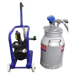 Milkwell 0.5 HP 2880 RPM Single Bucket Junior Portable Type Milking Machine MWT1-JUNIOR-18