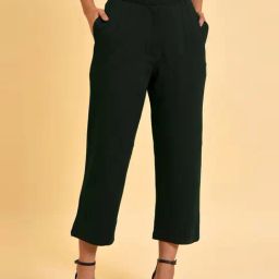 W Green High Rise Trousers-picture-23