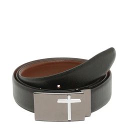 Teakwood Leathers Black Leather Waist Belt for Men-image-90