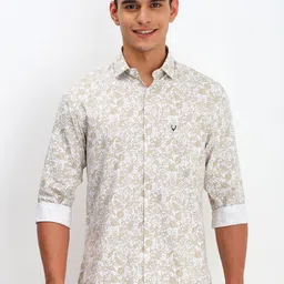 Allen Solly Men Slim Fit Floral Opaque Printed Casual Shirt-picture-18