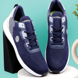 Bacca Bucci Men's PROJECT PLUS Blue Running Shoes-5