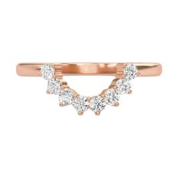 SHINE ETERNAL Lab Grown Diamond 14k (585) Rose Gold Ring for Women-image-97