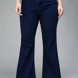 Miss Chase A+ Loud Lips Lie Women Bootcut High-Rise Stretchable Jeans-image-60