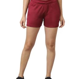 ALCIS Plum Red Polyester Printed Sports Shorts-picture-19