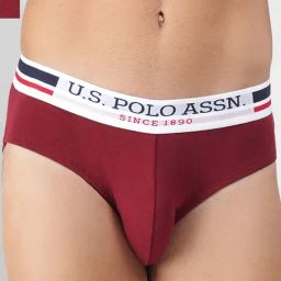 U.S. Polo Assn. Red Cotton Regular Fit Briefs - Pack Of 2-picture-30