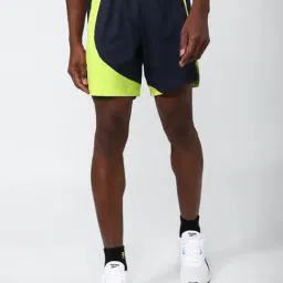 Reebok Navy Regular Fit Self Pattern Sports Shorts-picture-11