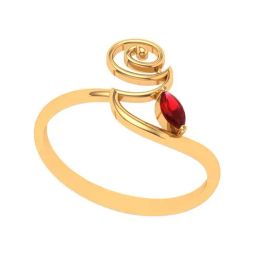 P.C. Chandra Jewellers 22k Gold Rose Casual Ring for Women-image-72