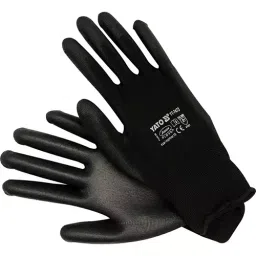 Yato Working Gloves Black Color Universal Size, YT-7473 (Pack of 1 Pair)-90