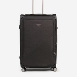 Wildcraft Black Textured Soft-Side Medium Trolley Suitcase-52