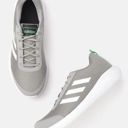 ADIDAS Men Grey Classic Woven Design Running Shoes-13