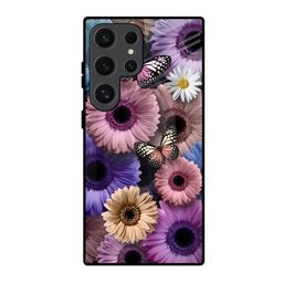 QRIOH Floral Printed Samsung Galaxy S24 Ultra 5G Silicone Back Case-image-51