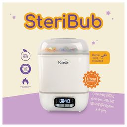 Bubsie Steribub 6 IN 1 Steam Sterilizer & Dryer with Bottle Tong Included-image-75