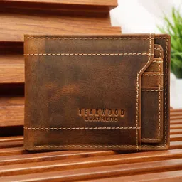 Teakwood Leathers Men Leather Two Fold Wallet-52