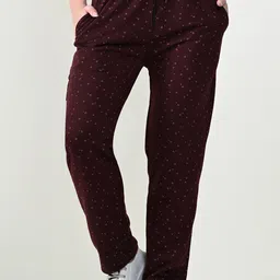 BAESD Printed Mid- Rise Trousers-image-34