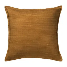 HOUZZCODE Set Of 2 Gold-Toned Square Cushion Covers image 3