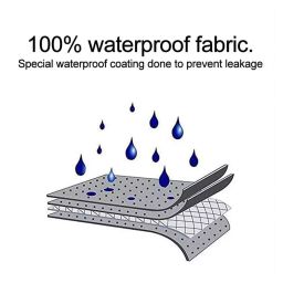 Auto Pearl Waterproof Two Wheeler Cover For Royal Enfield Interceptor 650 (Red & Blue) image 3