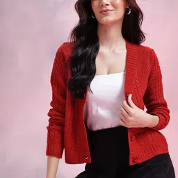 DressBerry Cable Knit Cardigan-image-86