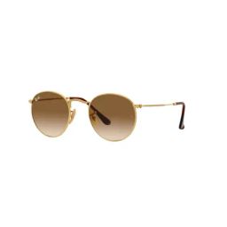 RAY-BAN Men Gradient Brown Lens Round Sunglasses - 0RB3447001/5150-31