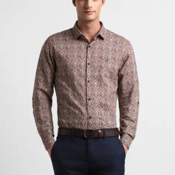 Allen Solly Multicolored Slim Fit Printed Shirt-image-41