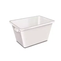 SINTEX 30 L Capacity White Polyethylene Nestable Crate, DBN 03-01-48