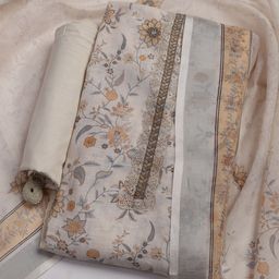 Meena Bazaar Floral Printed Linen Unstitched Dress Material-image-65