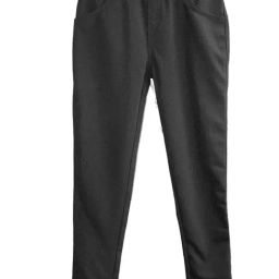Kiddopanti Kids Grey Solid Jeggings-image-111
