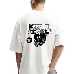 Fashnobic Men Typography Printed Round Neck Cotton Oversized T-shirt-picture-24