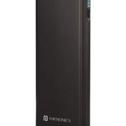 Portronics POR 1219_Power M 10K - 10000mAH Power Bank with Dual Input (Micro + Type C), Black-0