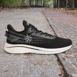 Cultsport Men's Active Black Running Shoes-image-3