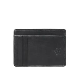 Hidesign Zen EIJO W6 Black Solid Small Card Holder-48