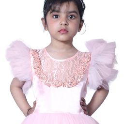 Wish little Girls Net A-Line Maxi Dress-15