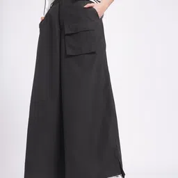 glitchez Women Vintage Vibe Baggy Fit Trousers-image-94