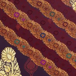 Spaces Benarsi Syrah Polyester Fleece Single Blanket image 5