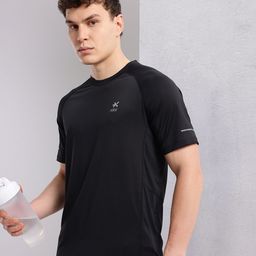 HRX by Hrithik Roshan Brand Logo Rapid-dry Training T-shirt-image-93