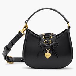 MIRAGGIO Hope Black Top Handle Sling Bag With Adjustable & Detachable Strap-50