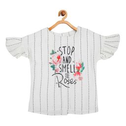 Tiny Girl Girls Off White Regular Top-image-98