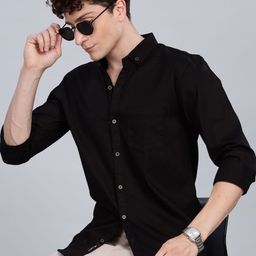 7TH LEGION Men Smart Fit Solid Button-Down Collar Cotton Casual Shirt-image-72