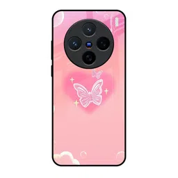 QRIOH Floral Printed Vivo X200 5G Back Case Mobile Accessories-image-87