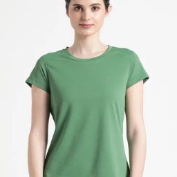 Wildcraft Green Anti Odour T-Shirt-image-59