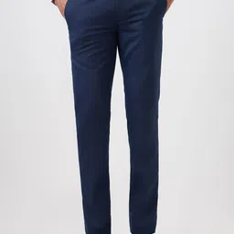Park Avenue Men Printed Slim Fit Trousers-picture-5