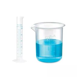 Bello PB-PC-S6-50-25 Measuring Cylinder 50 ml & Measuring Beaker 25 ml (Pack of 6)-image-69