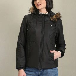 U.S. Polo Assn. Black Regular Fit Quilted Jacket-29