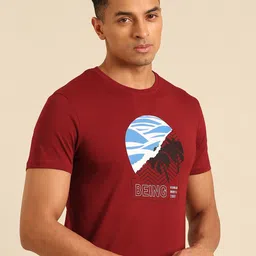 Being Human Printed Pure Cotton T-shirt-image-89